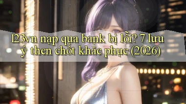 123vn nạp qua bank bị lỗi 7 lưu ý then chốt khắc phục (2026)
