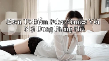 123vn  tô điểm poker games với nội dung phong phú