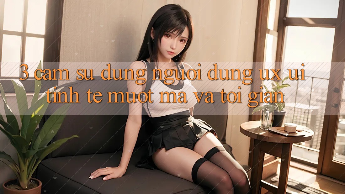 3. Cảm sử dụng người dùng (UX/UI): Tinh tế, mượt mà và tối giản