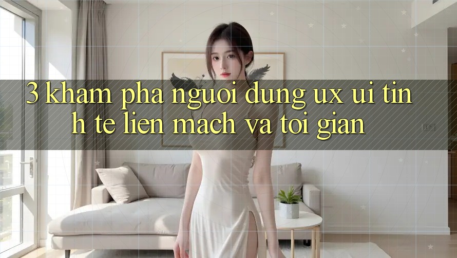 3. Khám phá người dùng (UX/UI): Tinh tế, liền mạch và tối giản