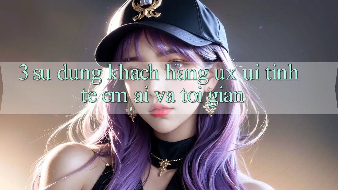 3. Sử dụng khách hàng (UX/UI): Tinh tế, êm ái và tối giản 3. Sử dụng khách hàng (UX/UI): Tinh tế, êm ái và tối giản