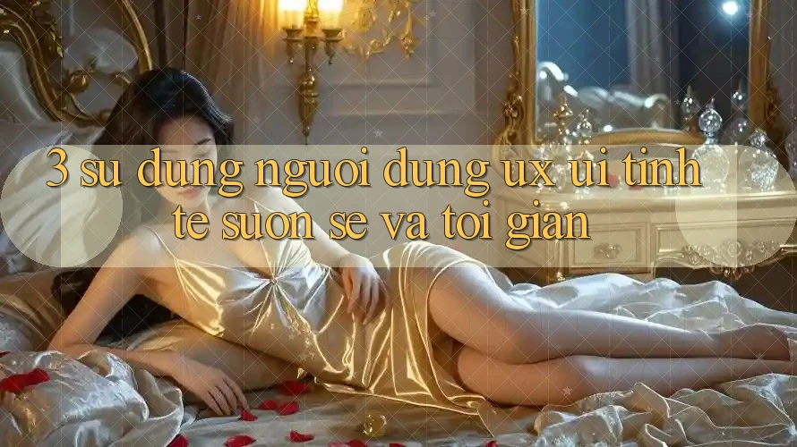 3. Sử dụng người dùng (UX/UI): Tinh tế, suôn sẻ và tối giản 3. Sử dụng người dùng (UX/UI): Tinh tế, suôn sẻ và tối giản