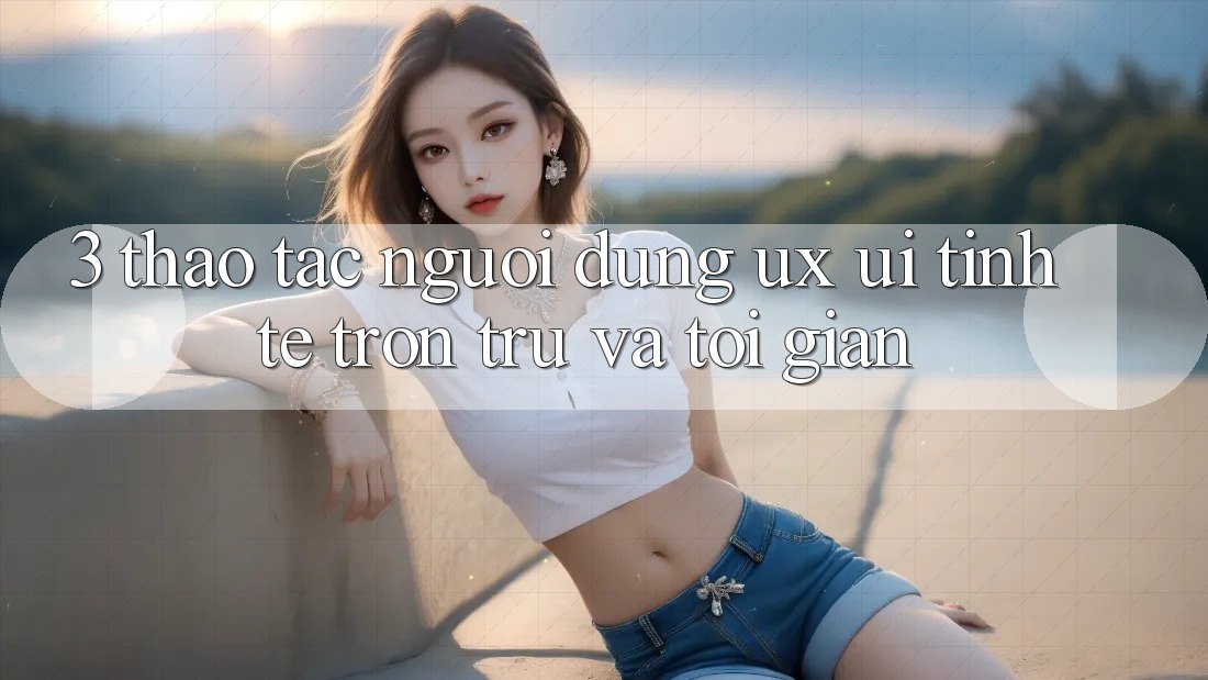 3. Thao tác người dùng (UX/UI): Tinh tế, trơn tru và tối giản
