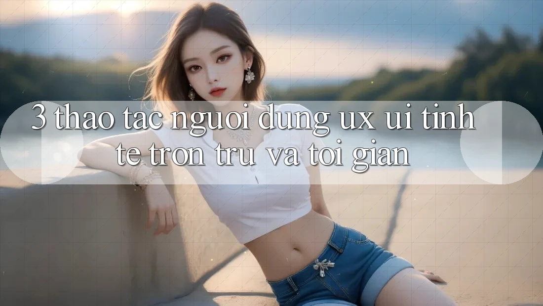 3. Thao tác người dùng (UX/UI): Tinh tế, trơn tru và tối giản