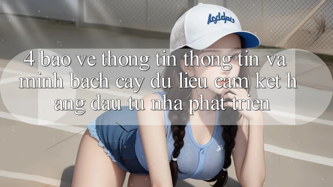 4. Bảo vệ thông tin thông tin và minh bạch cậy dữ liệu: Cam kết hàng đầu từ nhà phát triển