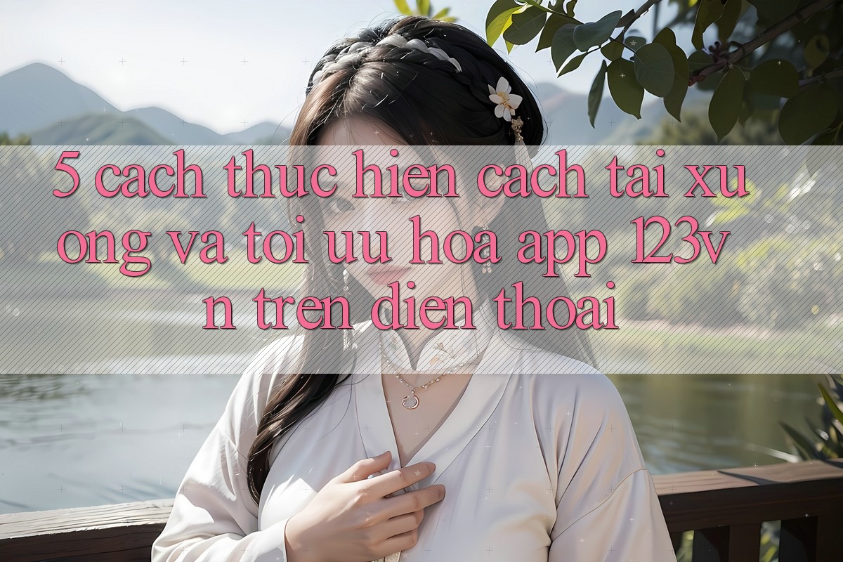 5. Cách thực hiện cách tải xuống và tối ưu hóa app 123vn trên điện thoại 5. Cách thực hiện cách tải xuống và tối ưu hóa app 123vn trên điện thoại