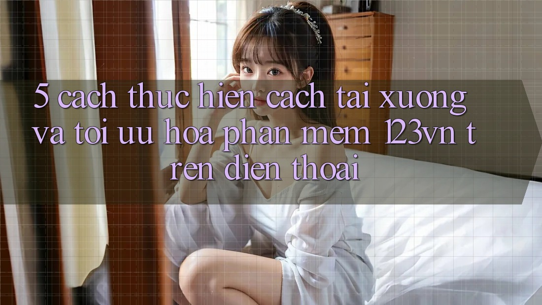 5. Cách thực hiện cách tải xuống và tối ưu hóa phần mềm 123vn trên điện thoại