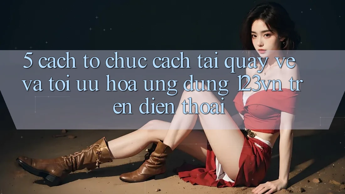 5. Cách tổ chức cách tải quay về và tối ưu hóa ứng dụng 123vn trên điện thoại 5. Cách tổ chức cách tải quay về và tối ưu hóa ứng dụng 123vn trên điện thoại