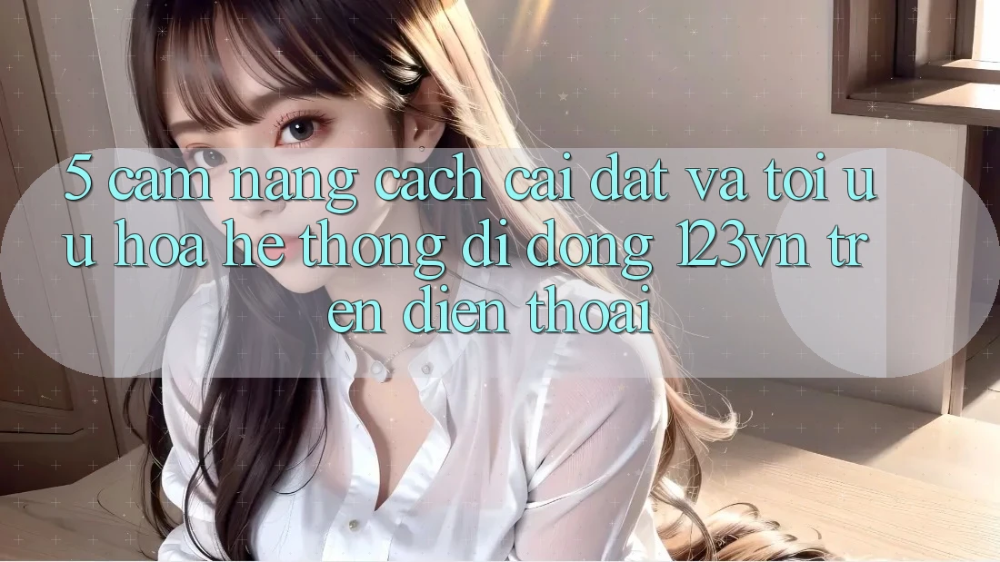 5. Cẩm nang cách cài đặt và tối ưu hóa hệ thống di động 123vn trên điện thoại 5. Cẩm nang cách cài đặt và tối ưu hóa hệ thống di động 123vn trên điện thoại