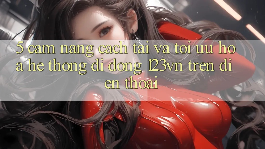 5. Cẩm nang cách tải và tối ưu hóa hệ thống di động 123vn trên điện thoại 5. Cẩm nang cách tải và tối ưu hóa hệ thống di động 123vn trên điện thoại