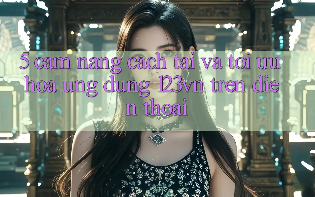 5. Cẩm nang cách tải và tối ưu hóa ứng dụng 123vn trên điện thoại