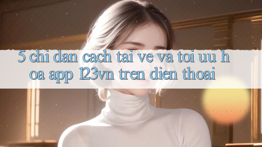 5. Chỉ dẫn cách tải về và tối ưu hóa app 123vn trên điện thoại 5. Chỉ dẫn cách tải về và tối ưu hóa app 123vn trên điện thoại