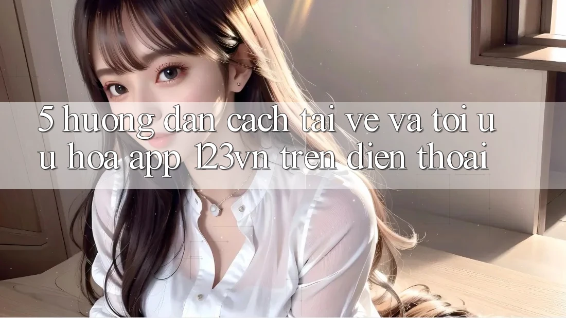 5. Hướng dẫn cách tải về và tối ưu hóa app 123vn trên điện thoại