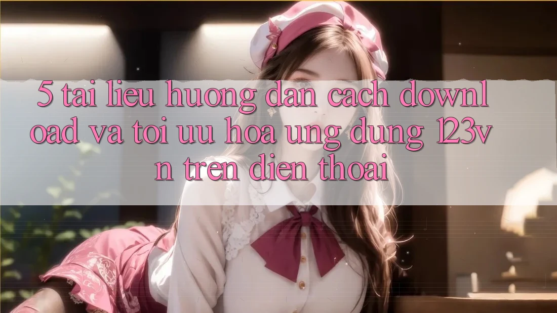 5. Tài liệu hướng dẫn cách download và tối ưu hóa ứng dụng 123vn trên điện thoại