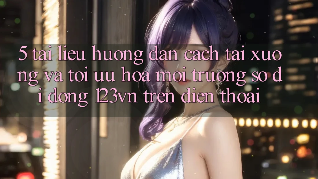 5. Tài liệu hướng dẫn cách tải xuống và tối ưu hóa môi trường số di động 123vn trên điện thoại