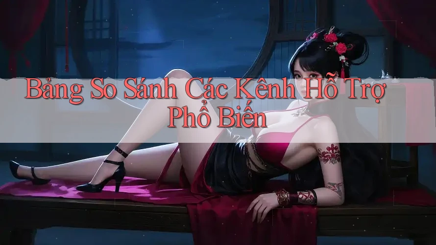 Bảng So Sánh Các Kênh Hỗ Trợ Phổ Biến Bảng So Sánh Các Kênh Hỗ Trợ Phổ Biến