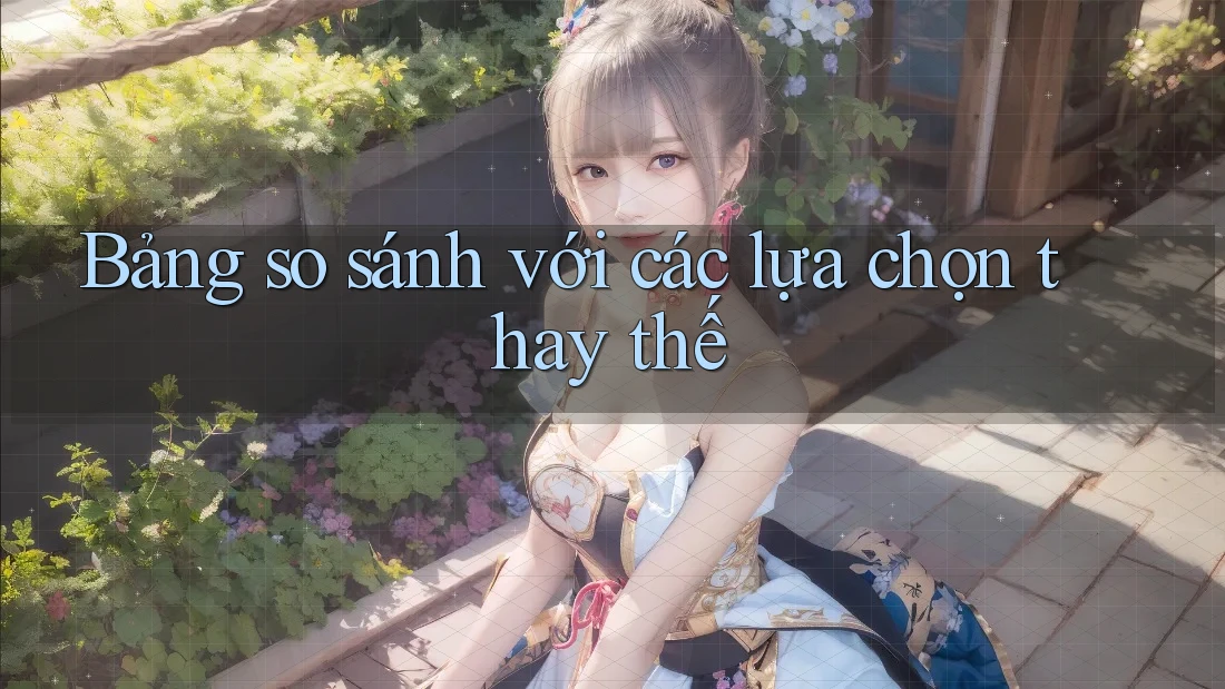 Bảng so sánh với các lựa chọn thay thế Bảng so sánh với các lựa chọn thay thế