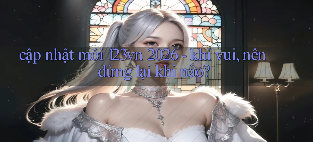 cập nhật mới 123vn 2026   khi vui, nên dừng lại khi nào