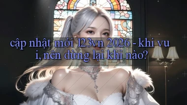 cập nhật mới 123vn 2026   khi vui, nên dừng lại khi nào