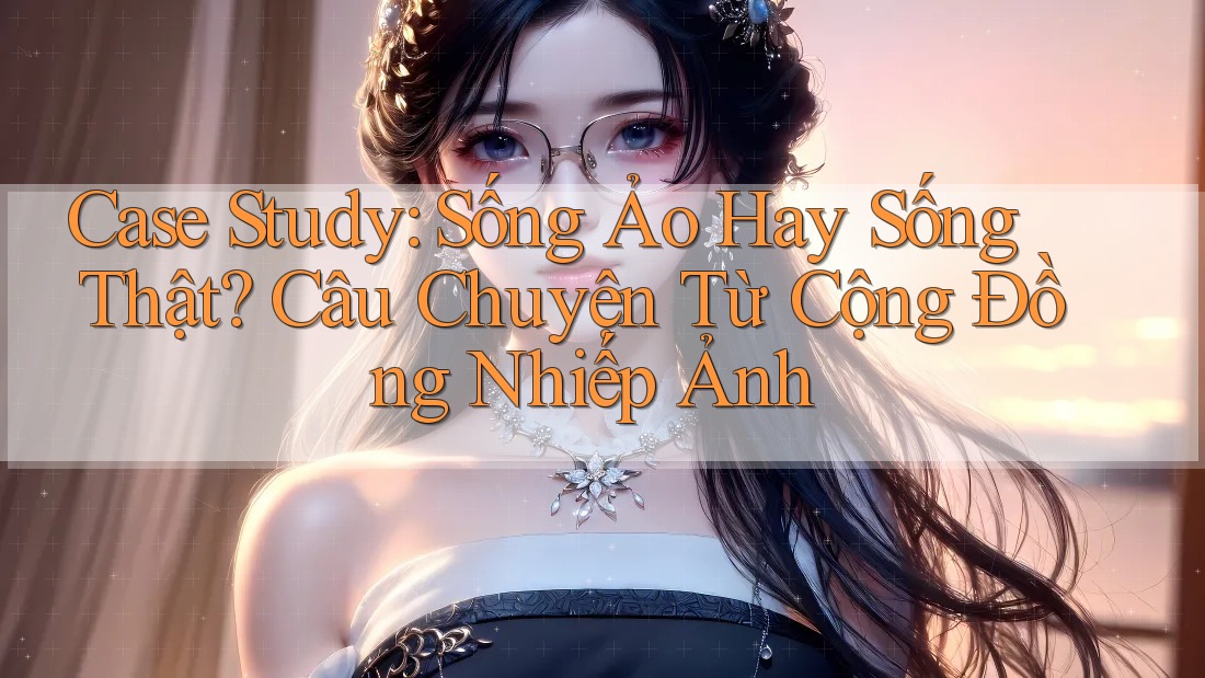 Case Study: Sống Ảo Hay Sống Thật? Câu Chuyện Từ Cộng Đồng Nhiếp Ảnh Case Study: Sống Ảo Hay Sống Thật? Câu Chuyện Từ Cộng Đồng Nhiếp Ảnh
