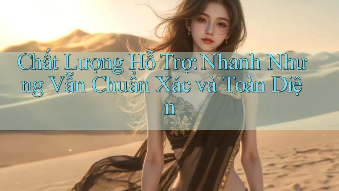 Chất Lượng Hỗ Trợ: Nhanh Nhưng Vẫn Chuẩn Xác và Toàn Diện
