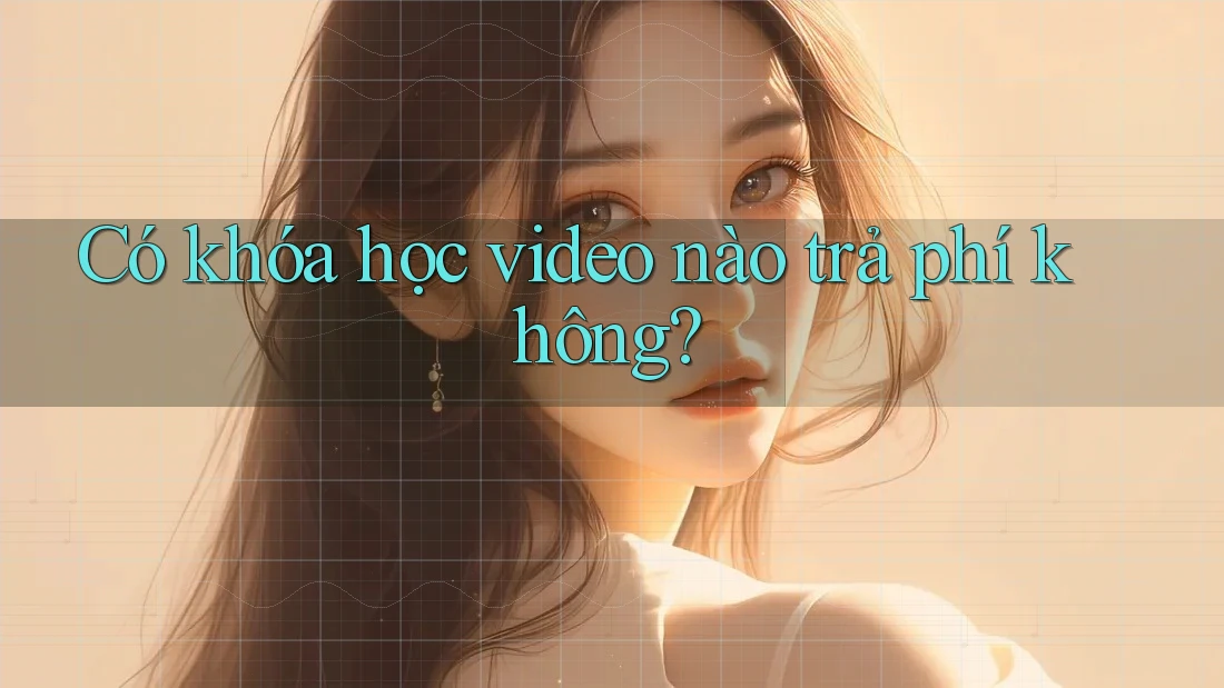 Có khóa học video nào trả phí không?
