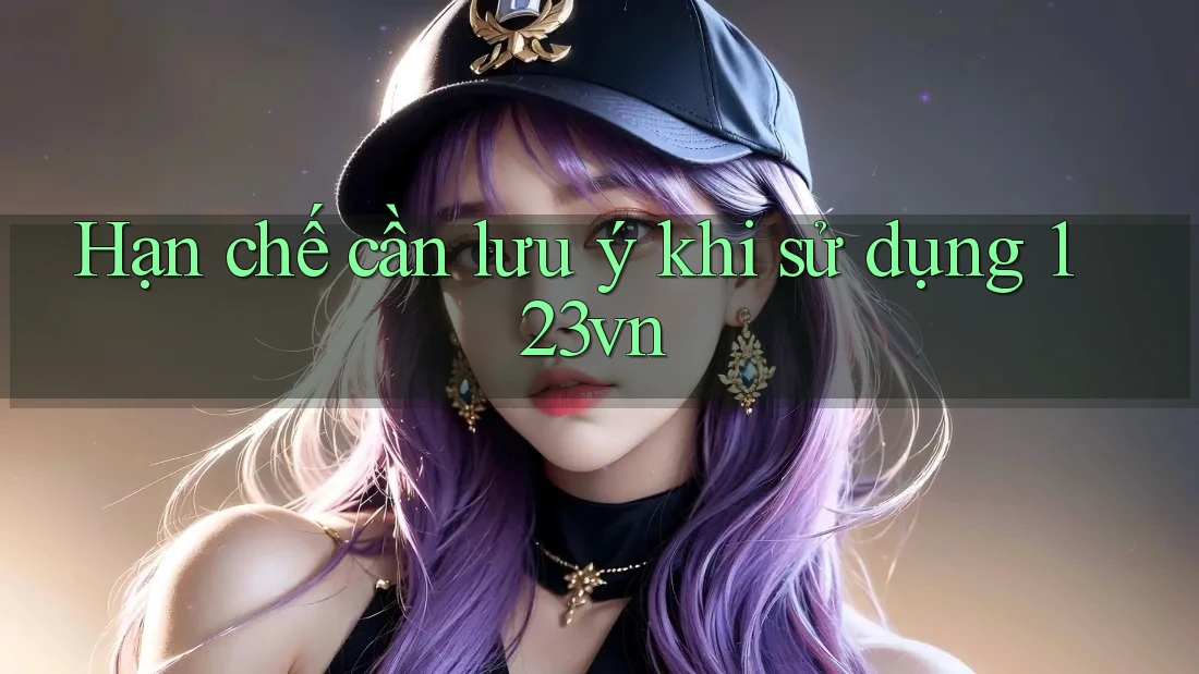 Hạn chế cần lưu ý khi sử dụng 123vn Hạn chế cần lưu ý khi sử dụng 123vn