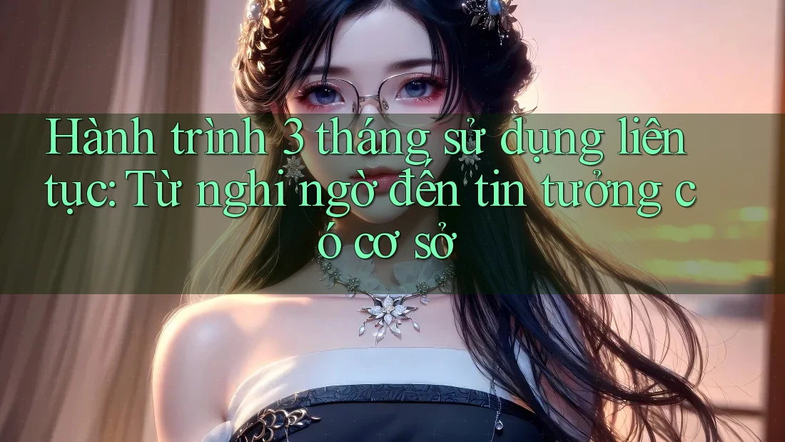 Hành trình 3 tháng sử dụng liên tục: Từ nghi ngờ đến tin tưởng có cơ sở
