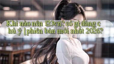 Khi nào nên 123vn có gì đáng chú ý phiên bản mới nhất 2026