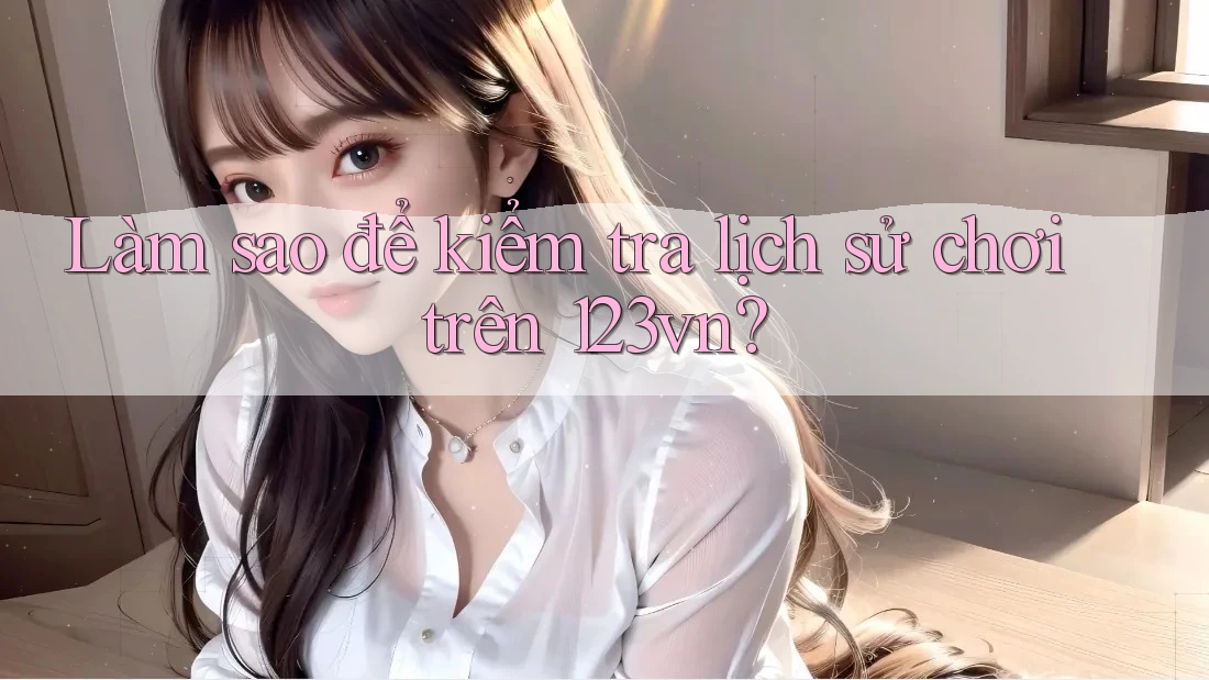 Làm sao để kiểm tra lịch sử chơi trên 123vn? Làm sao để kiểm tra lịch sử chơi trên 123vn?