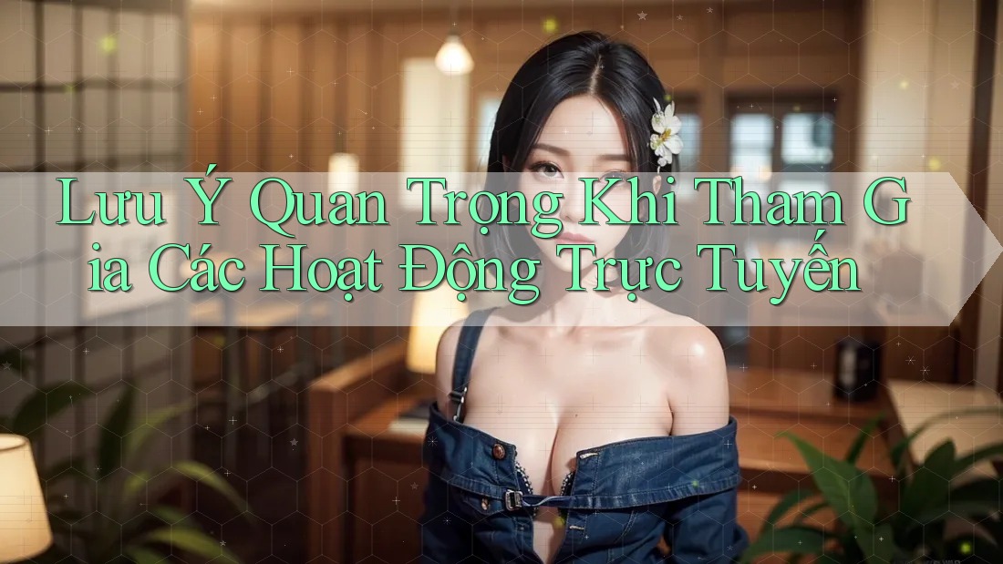 Lưu Ý Quan Trọng Khi Tham Gia Các Hoạt Động Trực Tuyến Lưu Ý Quan Trọng Khi Tham Gia Các Hoạt Động Trực Tuyến
