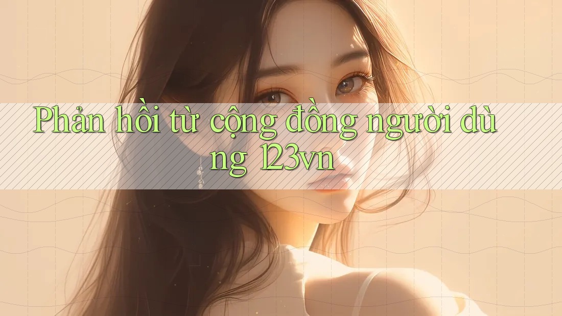 Phản hồi từ cộng đồng người dùng 123vn Phản hồi từ cộng đồng người dùng 123vn