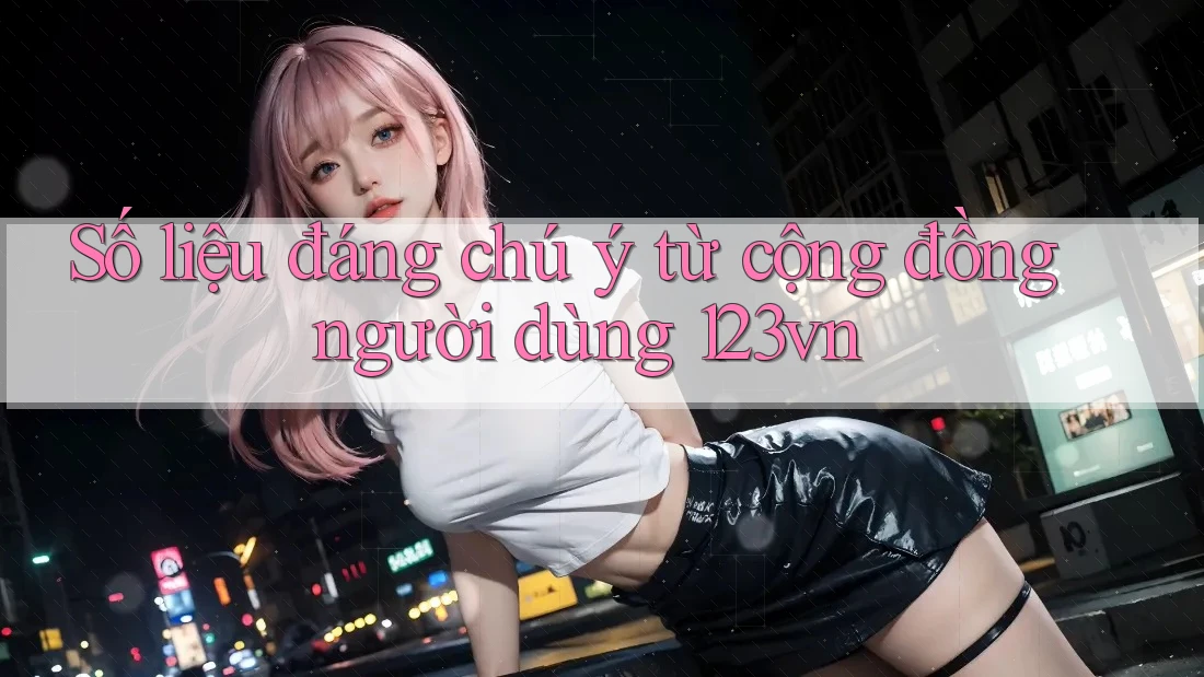 Số liệu đáng chú ý từ cộng đồng người dùng 123vn Số liệu đáng chú ý từ cộng đồng người dùng 123vn
