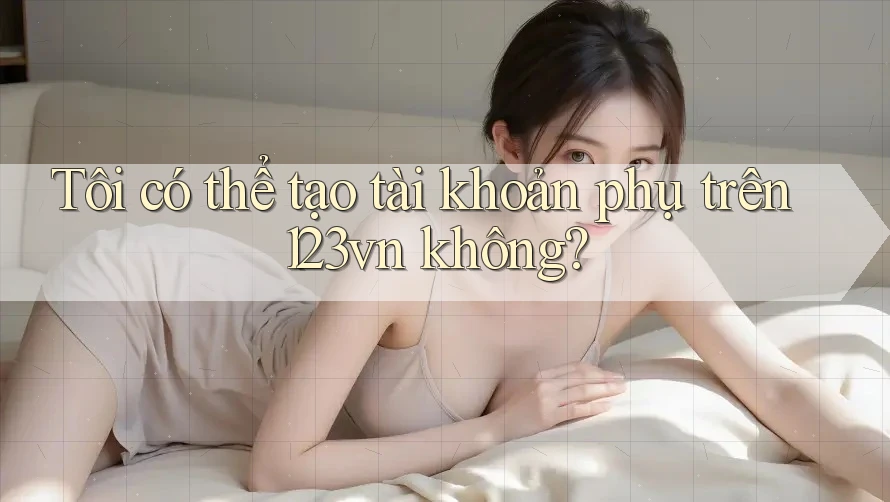 Tôi có thể tạo tài khoản phụ trên 123vn không? Tôi có thể tạo tài khoản phụ trên 123vn không?