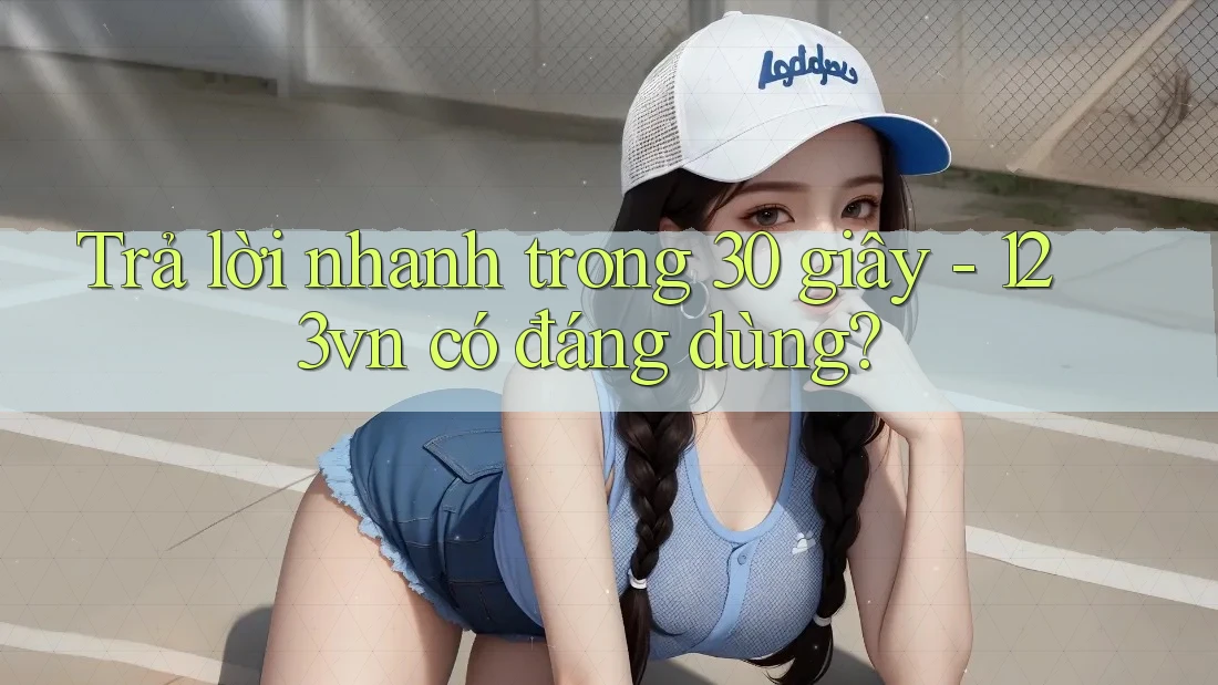 Trả lời nhanh trong 30 giây - 123vn có đáng dùng? Trả lời nhanh trong 30 giây - 123vn có đáng dùng?