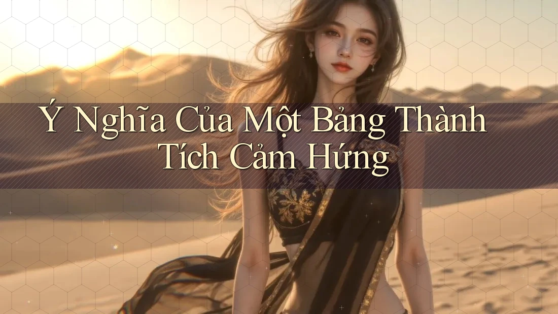 Ý Nghĩa Của Một Bảng Thành Tích Cảm Hứng